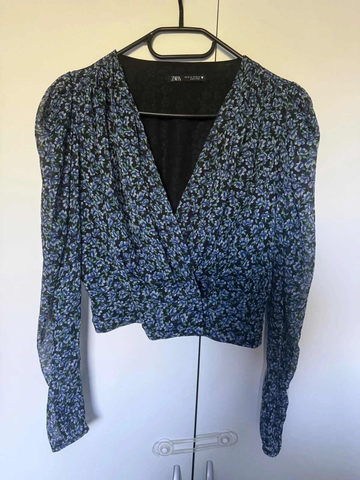 Haut / Crop top fleuri Zara - Taille XS (34)